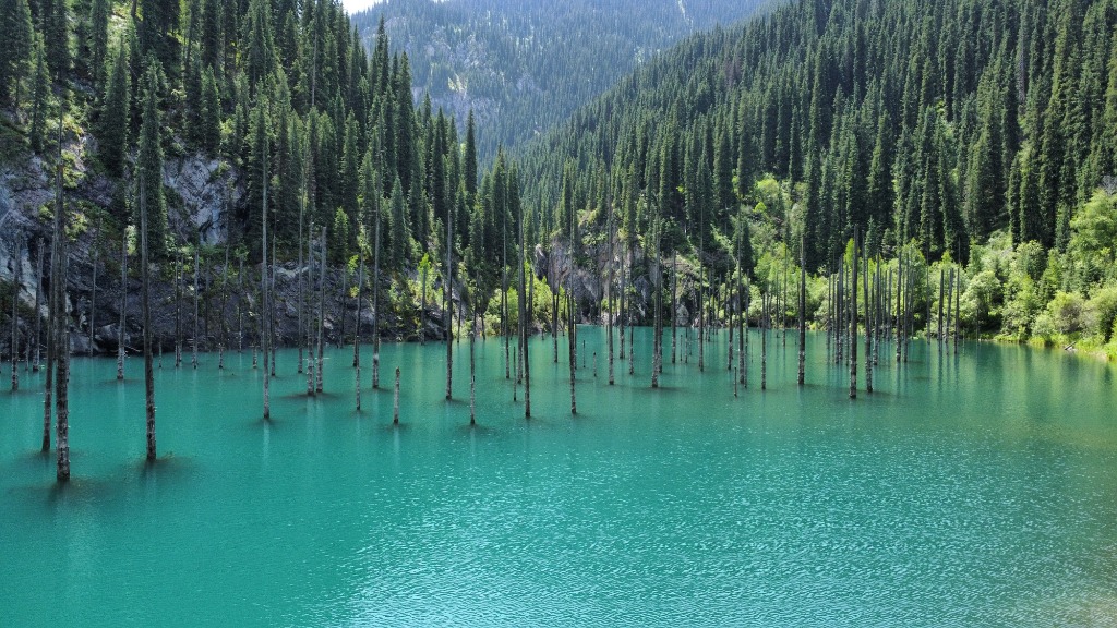 Kaindy Lake, Kazakhstan
