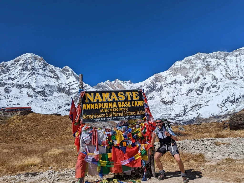 Paddi am Annapurna Base Camp / Paddi at Annapurna Base Camp