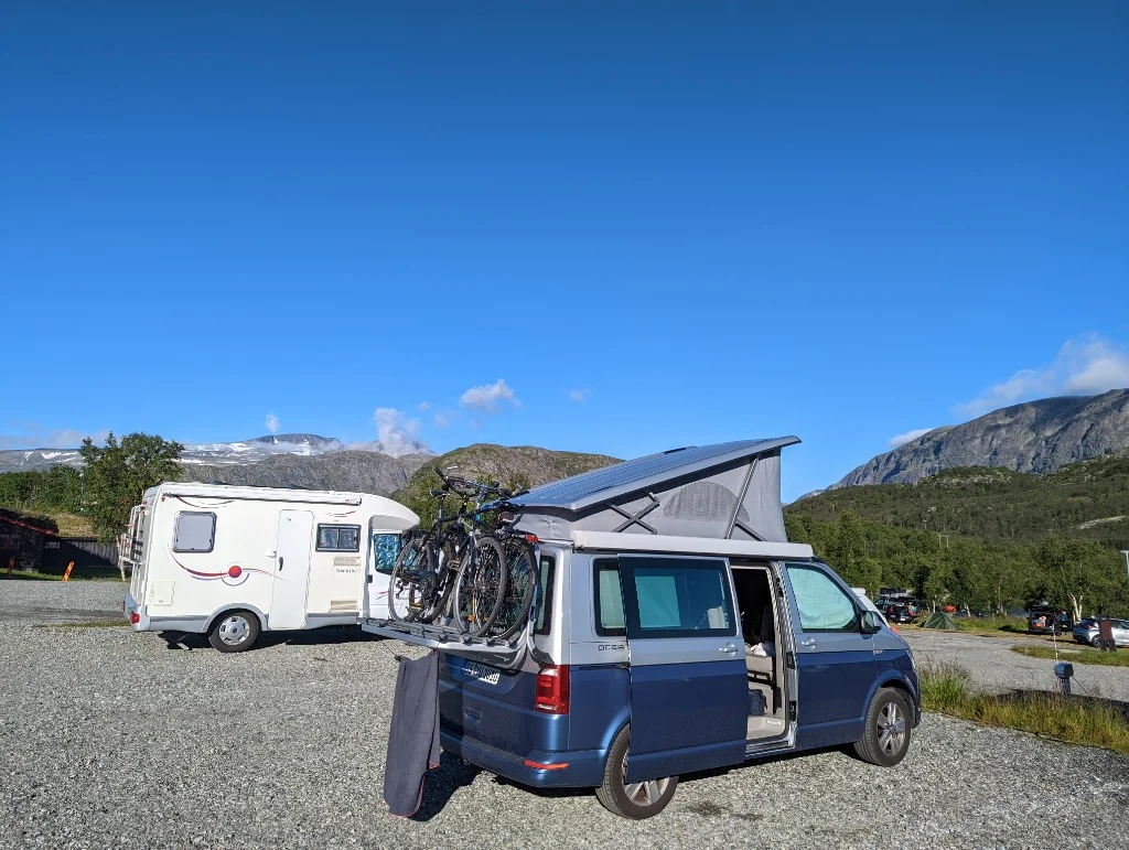 Stellplatz im Fjell